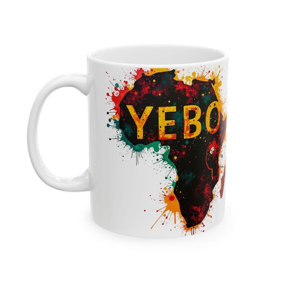 Colorful African Heritage Mug - Perfect for Coffee Lovers, Art Enthusiasts, Gifts for Him/Her, Home Decor, African Culture