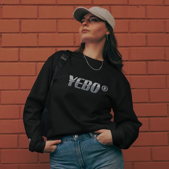YEBO Embroidered Logo Premium Unisex heavyweight long sleeve shirt