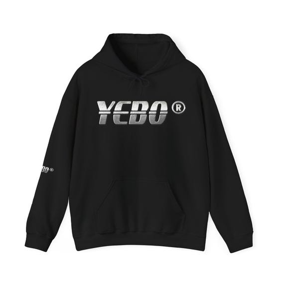 YEBO® Minimalist Hoodie for Men and Women Heavy Blend™ Hooded Sweatshirt.|BIG LOGO