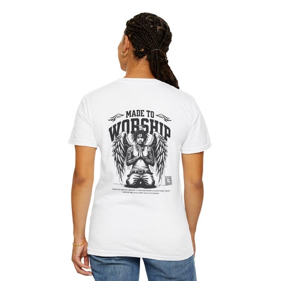 Made to Worship Unisex T-shirt, Inspirational Apparel, Faith-Based Tee, Casual Wear, Unisex Graphic Shirt
