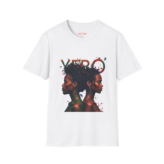 YEBO Urban Streetwear Graphic Tee | Afro Art Unisex Shirt, Black Culture Fashion, Bold Artistic Design, Black Culture Streetwear, Softstyle