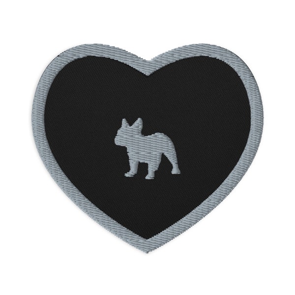 French bulldog Embroidered patches