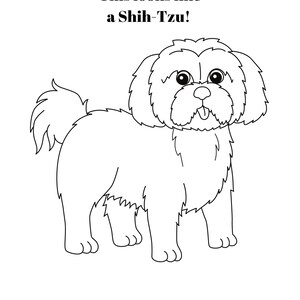 Dog Breeds Coloring Book for Kids print-at-home - Etsy