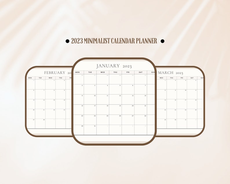 Digital Download 2023 Business Calendar Planner Digital Business