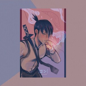 CSM Aki | Medium Art Print Anime Man Poster Character Show