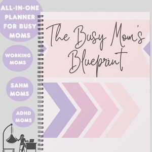 Busy Mom Planner: Essential All-in-One Printable Home Management Planner Bundle image 7