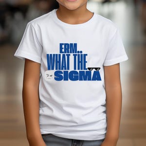 What the Sigma Shirt, Funny Meme Shirt, Gen Alpha Tee, Kids Funny T-Shirt, Kids Meme Shirt, Funny Graphic Tee, Gift for Kids, Brainrot, Rizz