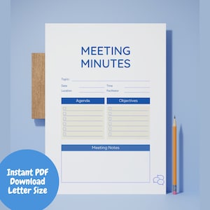 Printable Meeting Minutes