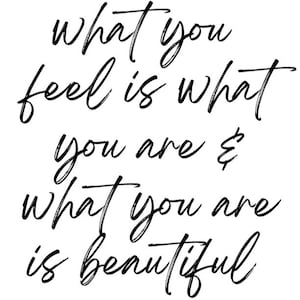 What You Feel Is What You Are- Goo Goo Dolls Slide Lyrics Digital Print