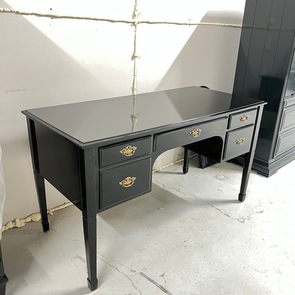 Black Lacquer Furniture Etsy
