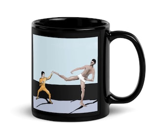 Game of Death Bruce Lee VS Kareem Abdul-Jabbar Mug
