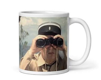 Louis de Funès as ''Ludovic Cruchot'' in ''Le Gendarme de Saint-Tropez'' Mug