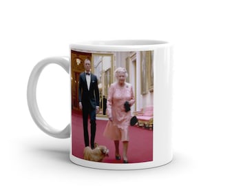Koningin Elizabeth ii en James Bond op de Olympische Spelen van Londen 2012