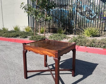 Vintage Mahogany Chippendale Heritage Side Table