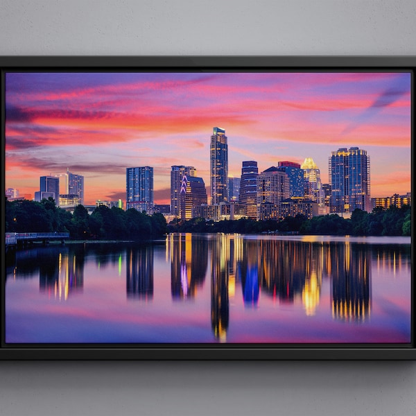 Large Canvas Austin Etsy