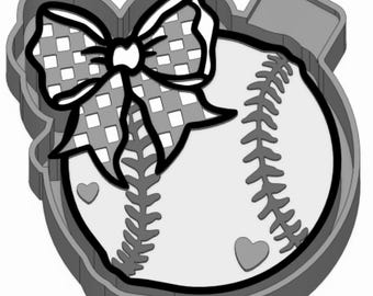 Softball with Bow mold