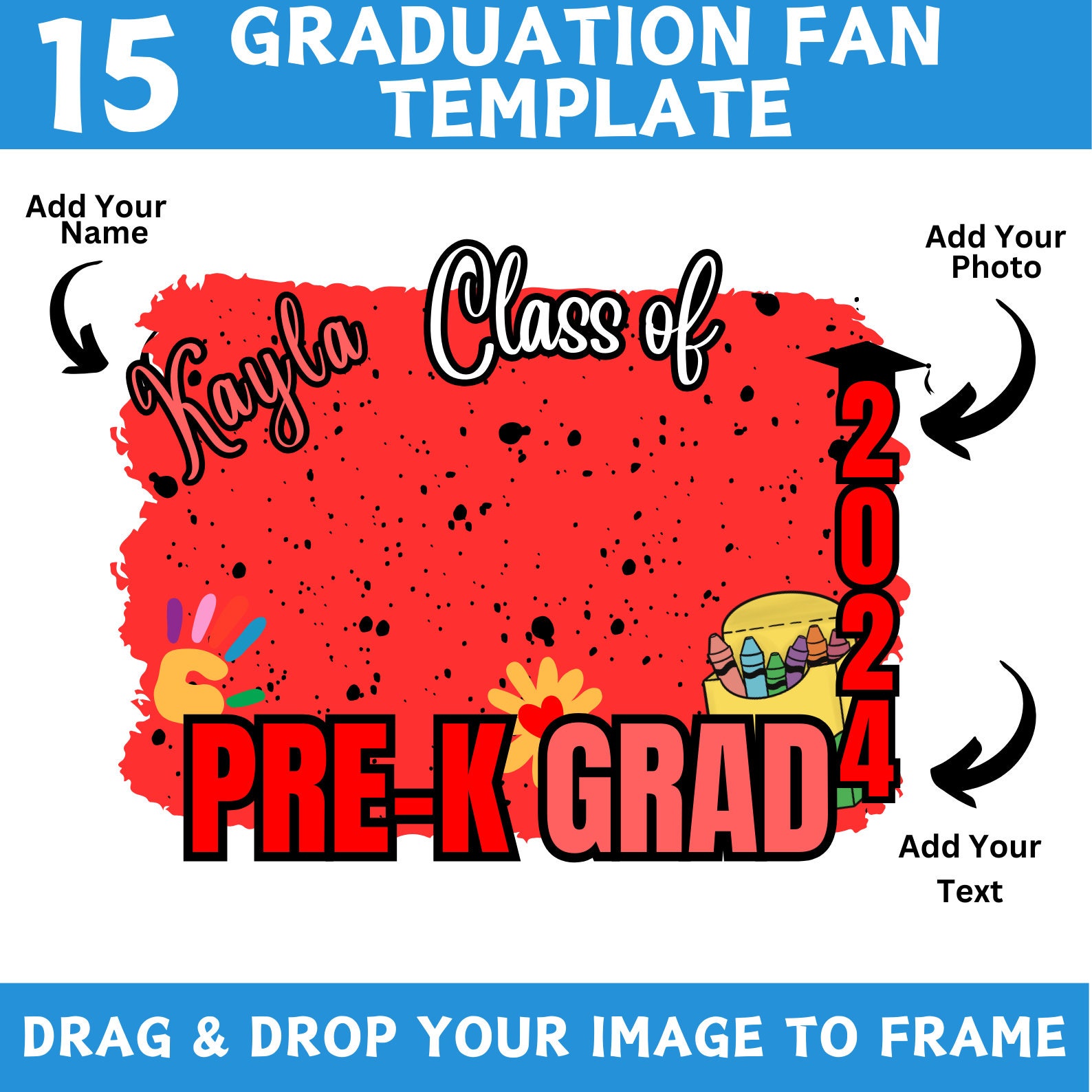 Prek Grad Templates, Class of 2024, Graduation T Shirt Canva PRO
