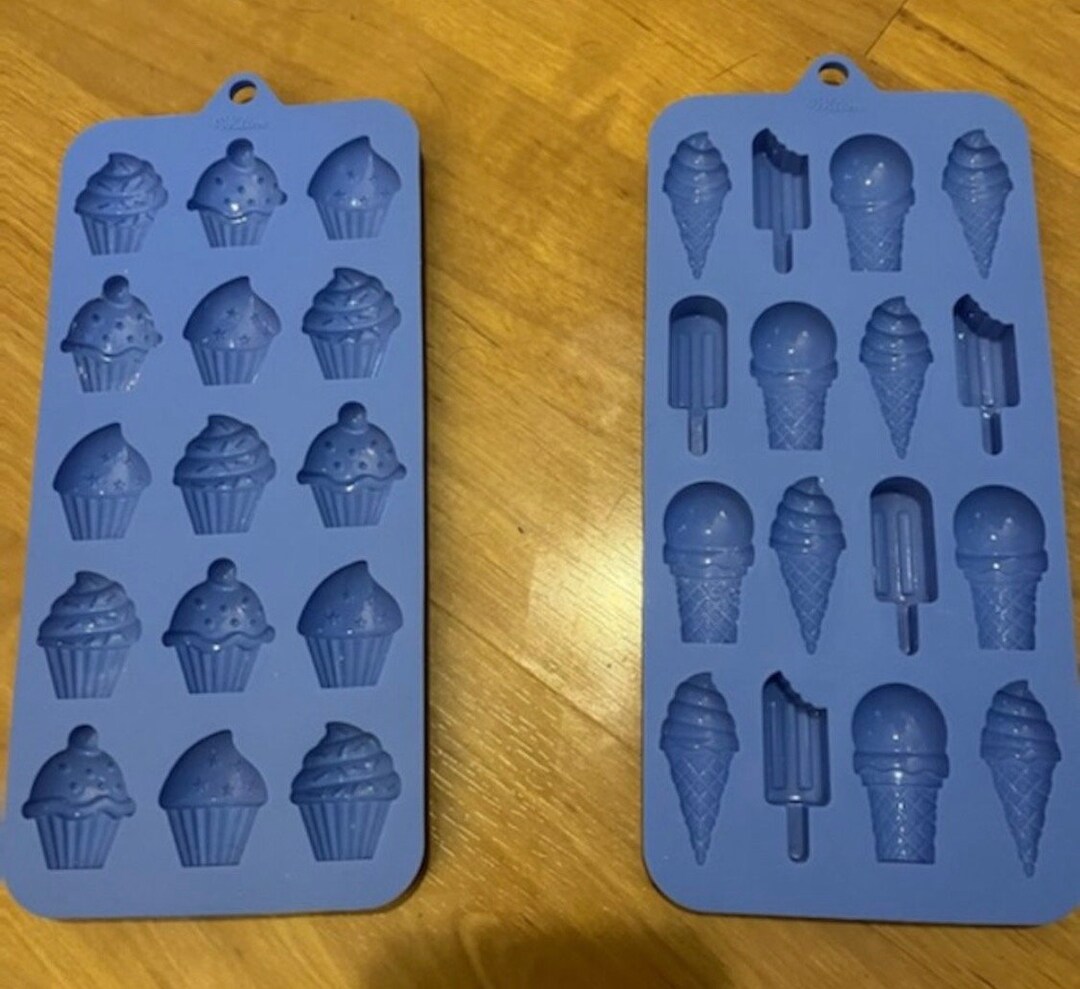 2 Ice Cream Molds Summer Clay Resin Fake Bake DIY Soap Etsy
