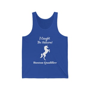 Boston Qualifier Tank Top| BQ Unicorn Tank| Unique Marathon Gift| I Caught Unicorn Tank Top
