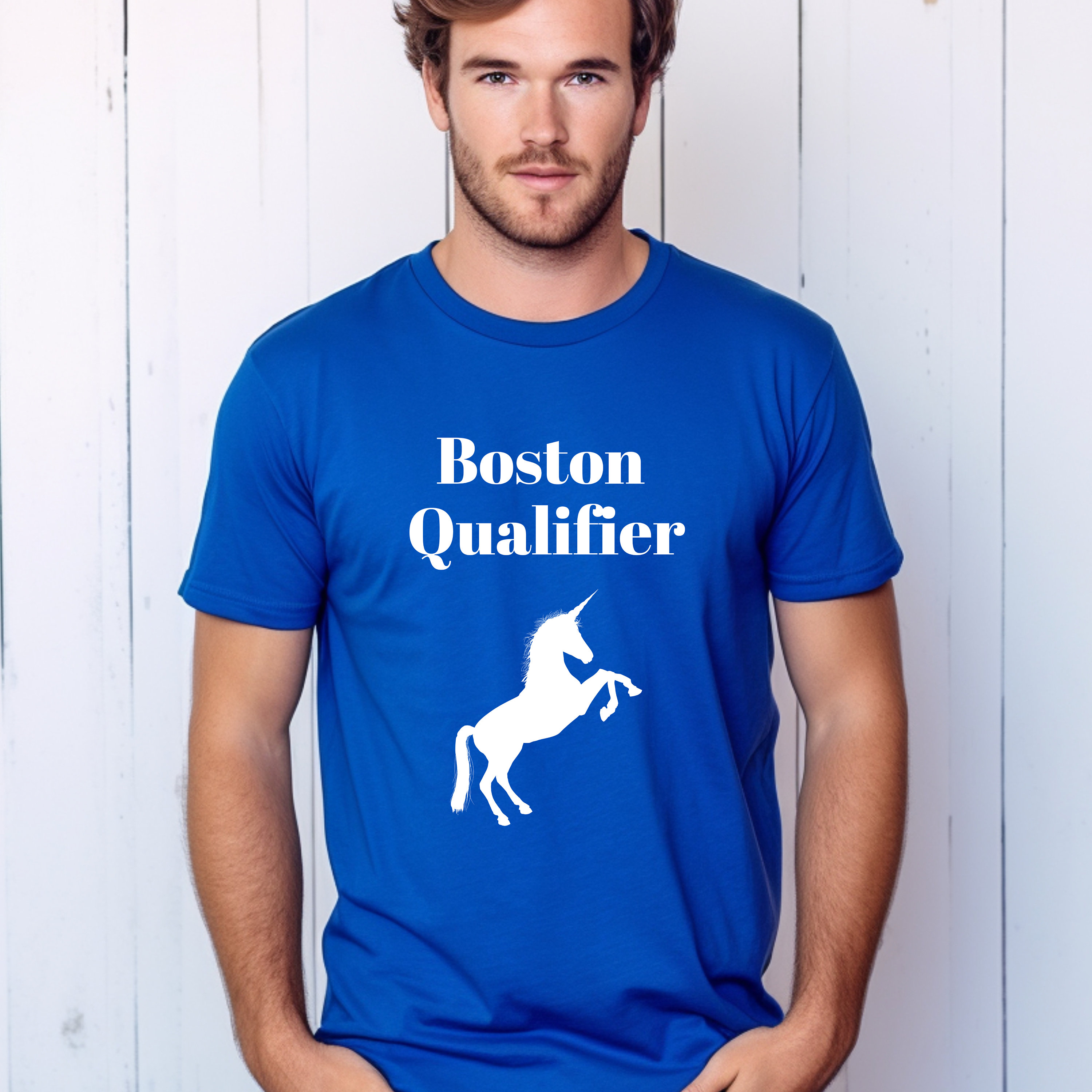 Boston Qualifier Unicorn Character T-Shirt Boston Qualifier Unicorn Character T-Shirt