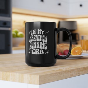 In My Marathon Running Era Mug, Runner Coffee Mug, Gift for Woman Runner, Jogger Cup, Race Gift for Runner, 15-oz  Mug