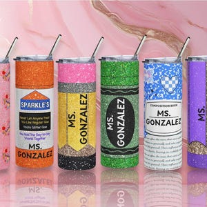 Teacher Gift, Personalized Tumbler Gift for Teacher, Teacher Tumbler, Teacher Appreciation Gift, Pencil Skinny Tumbler, Teacher Gifts