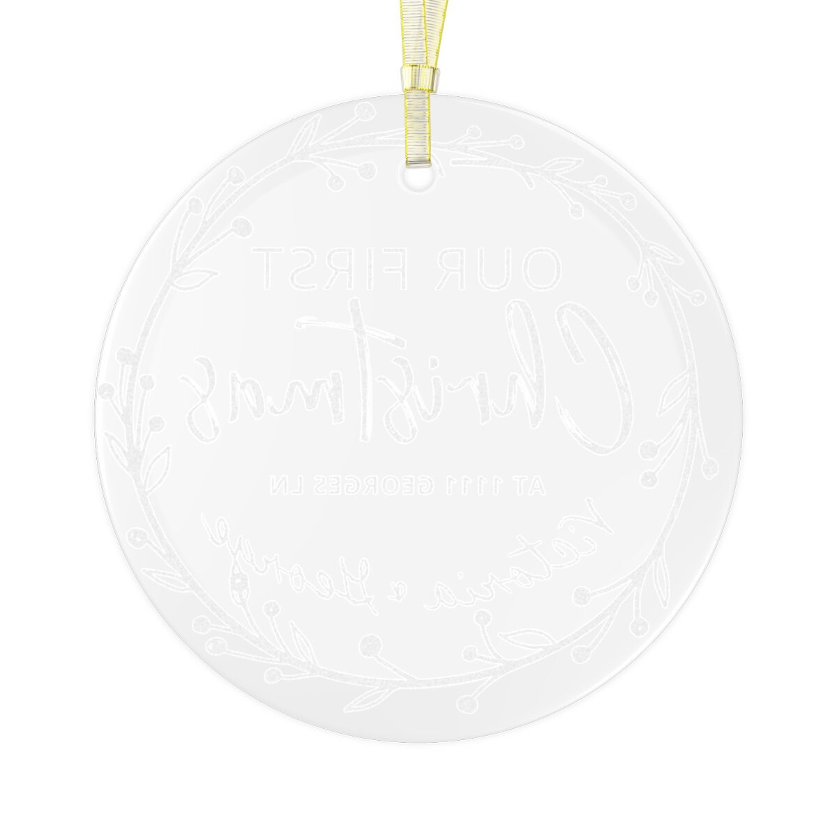 New Home Christmas Ornament Custom New House Ornament First Etsy