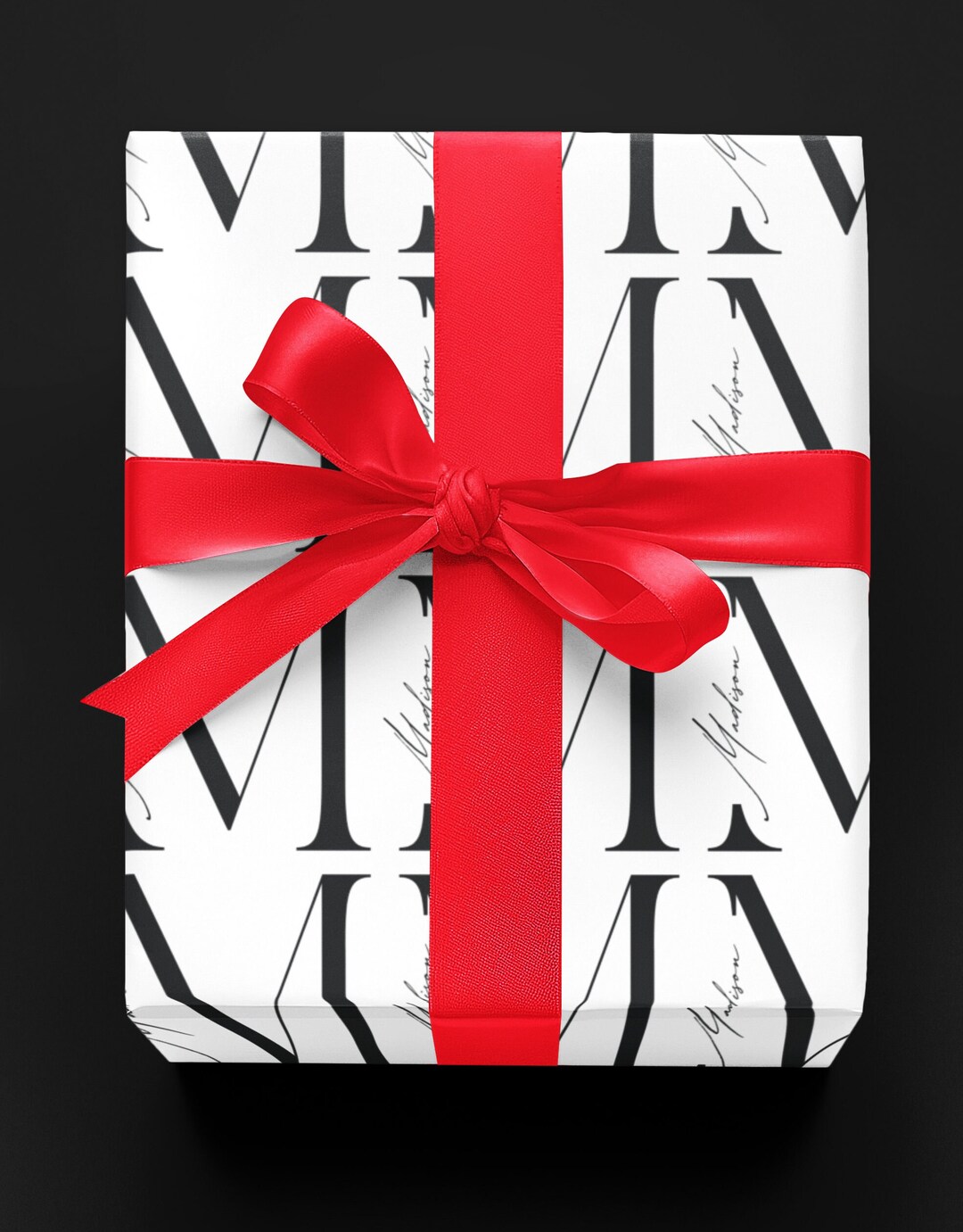 Personalized Christmas Wrapping Paper Roll