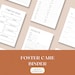 Simple Foster Care Binder Printable - Etsy