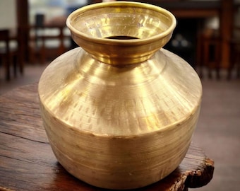 100% Pure Brass Vintage Water Pot