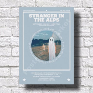 Phoebe Bridgers - Stranger in the Alps Vintage Album poster | Vintage movie poster | Aesthetic prints | Movie posters