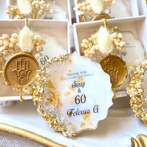 Personalized 60 th Birthday Magnet Party Favor,Adult Party Favors,30th,50th,40th,80th, 90th,100th Birthday Party Favors,Gold Birthday Magnet