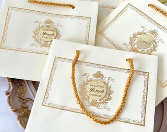 Personalized Baptism Gift Bags: Party Favor Decorations
