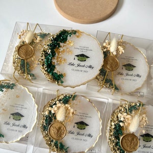 Posavasos personalizado de recuerdo de graduación universitaria, graduación de maestría, recuerdo de graduación de la clase de 2025, regalos de graduación, regalo de graduación de la escuela secundaria