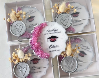 Personalized Graduation Magnet Favor Box, Class of 2026 Keepsake