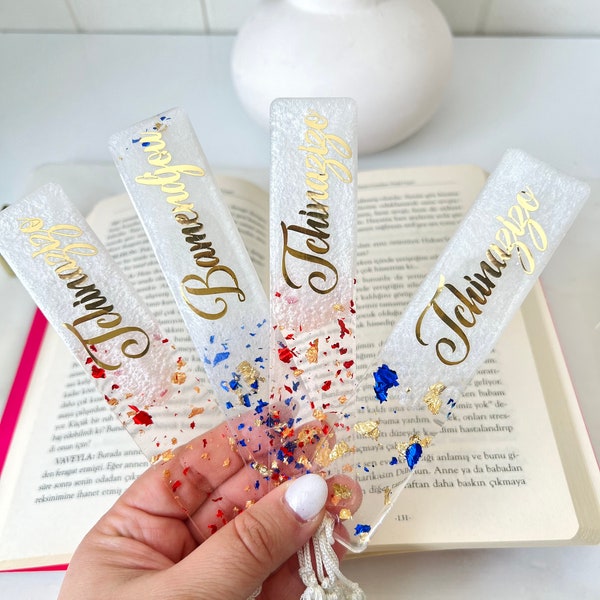 Bookwork Wedding Gift, Book Accessories,Wedding Gift,Customized Epoxy Bookmark Wedding Favors,Bridal Shower Gift,Bridesmaids Gift