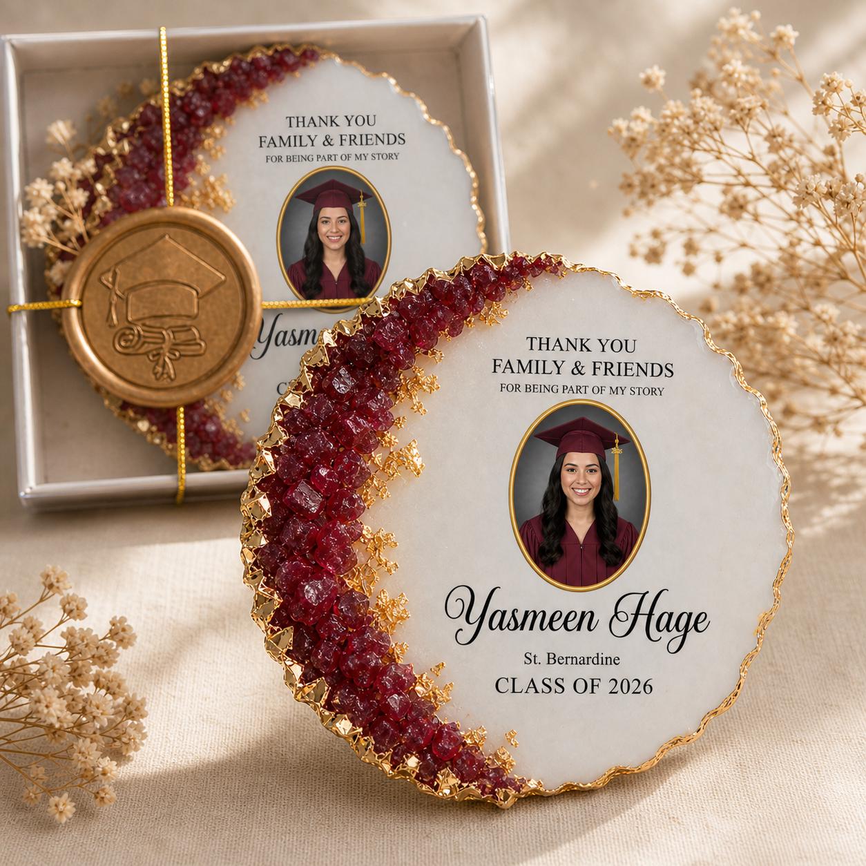 Personalized Graduation Magnet Favor, Class of 2026 Keepsake Gift - Etsy