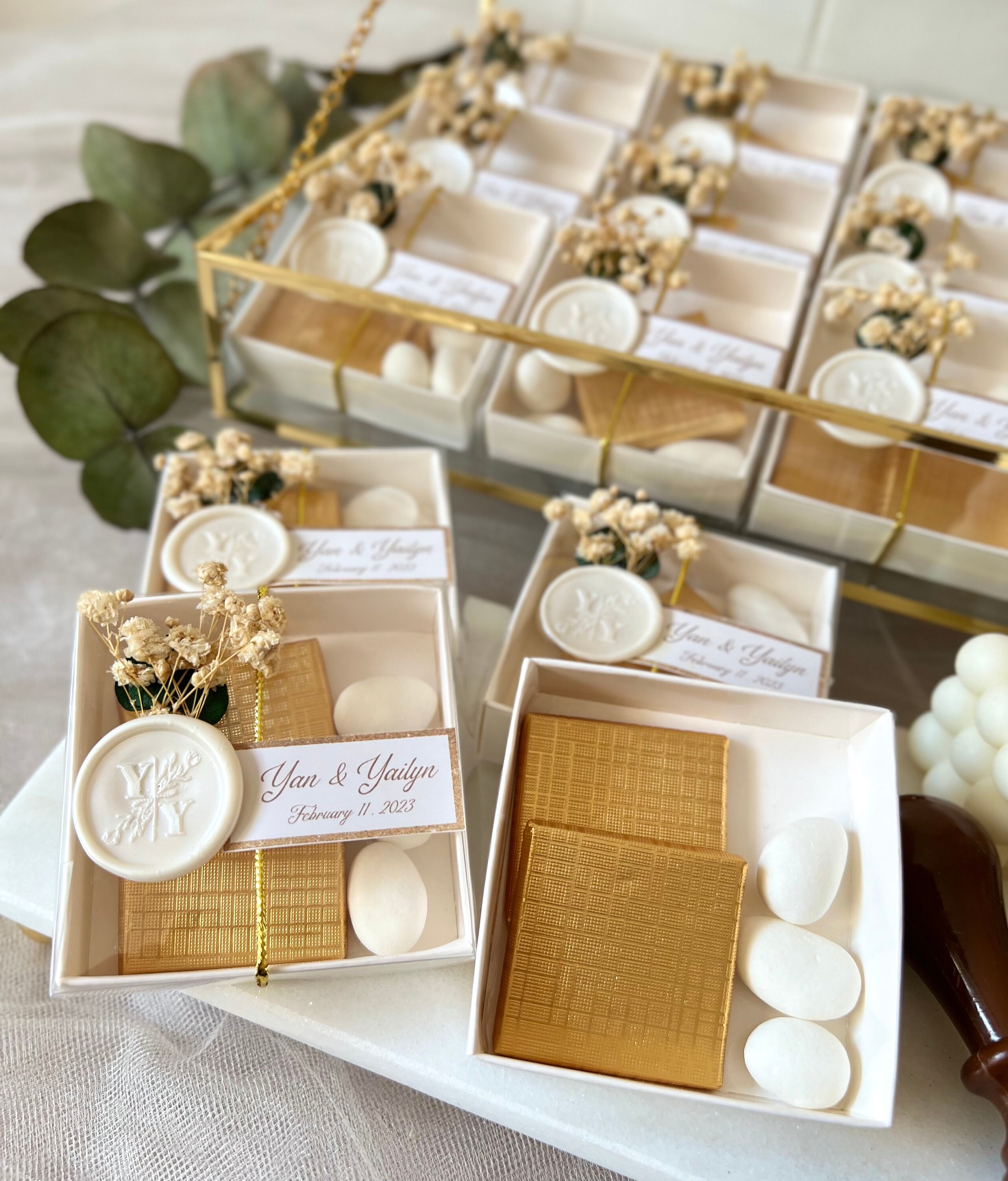 Customized Candy Wedding Gift Box Party Favors Guest Etsy