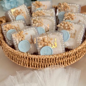 Islamic Baby Shower Present Set, Mini Quran, Tasbih, Ayatul Kursi Decor bild 4