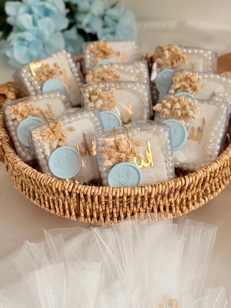 Islamic Baby Shower Present Set, Mini Quran, Tasbih, Ayatul Kursi Decor bild 4