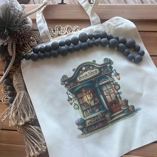 Fast shipping-Tote Bag-book lover-book shop-great gift