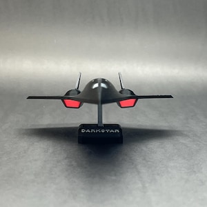 SR-72 Darkstar Desk Model with Stand,  Lockheed SR72 Jet, Airplane Model