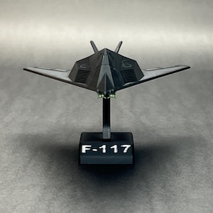 F-117 Nighthawk Desk Model with Stand,  Lockheed F117 Jet, Airplane Model