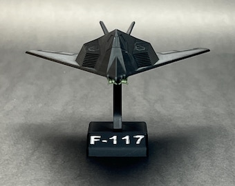 F-117 Nighthawk Desk Model with Stand,  Lockheed F117 Jet, Airplane Model