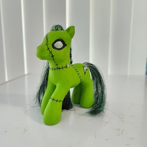 Frankenstein Monster custom my little pony horror mlp Halloween