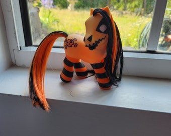 Hallow-Queen, Custom Halloween my little pony horror jack-o-lantern pumpkin