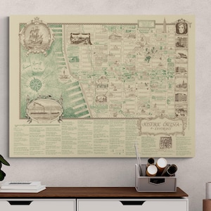Vintage kaart uit 1939 van Chelsea New York | Antieke stratengidsposter | Retro kaartafdruk Manhattan | Oud NYC-huisdecoratiecadeau | Amerikaanse kunst