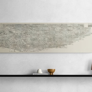 Mapa vintage de San Luis 1876 compuesto ilustrado ojos de pájaro vista antiguo mapa detallado impresión antigua cartel EE.UU. arte de la pared retro decoración del hogar regalo