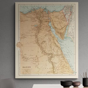 carte de l'Egypte vintage 1926 - impression antique d'atlas du Nil | Art mural rétro du Caire | Ancienne affiche de carte égyptienne de Zazzle.be Liste d'envies Vous avez des idées ? Décoration d'intérieur et idée cadeau