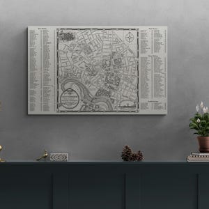 Map of Old Cambridge 1939 | Harvard University Vicinity Vintage Print | Retro College Wall Art | Massachusetts Dorm Room Decor